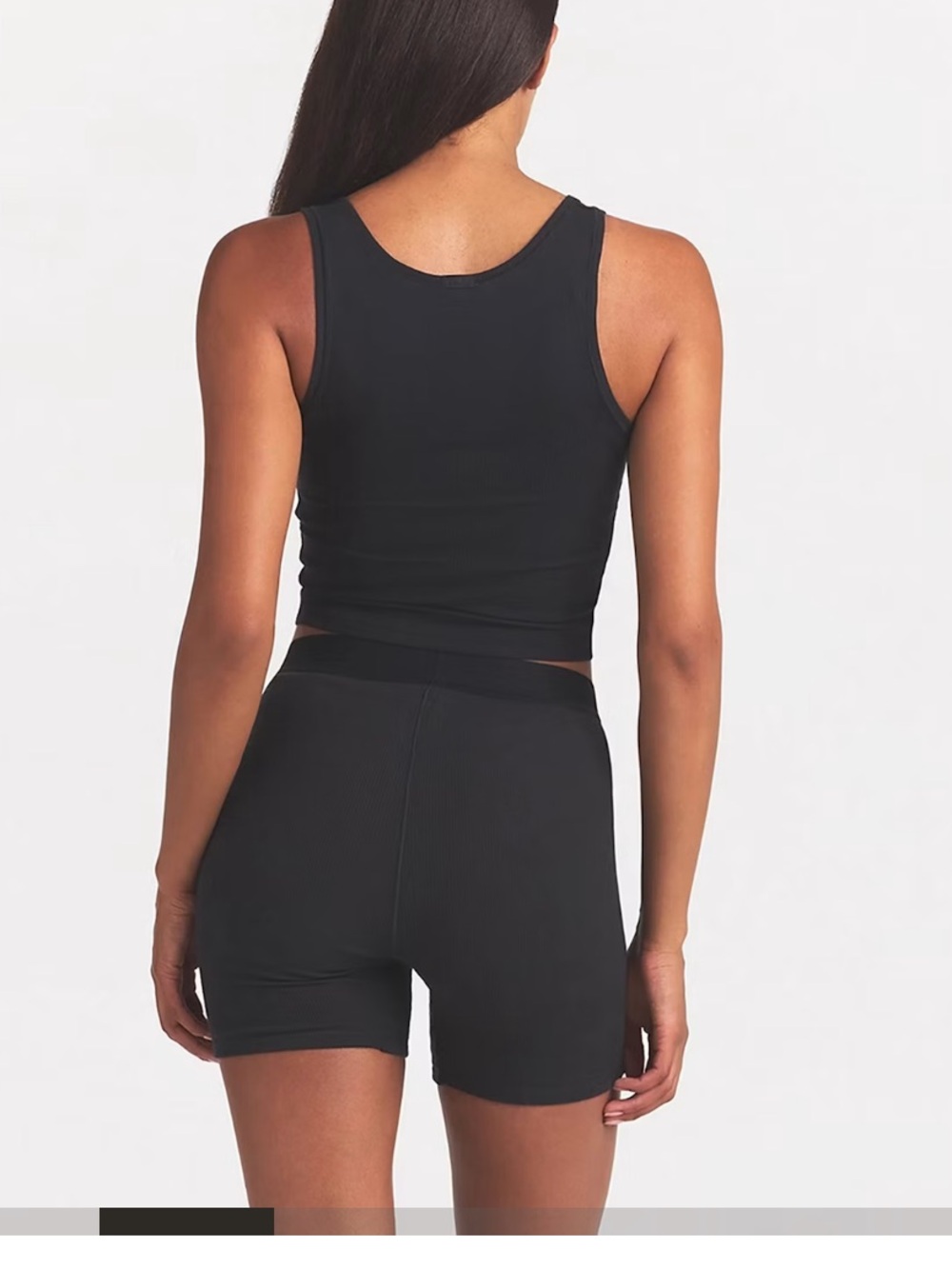 SKIMS Black Ribbed Tank - Picture 3 of 3